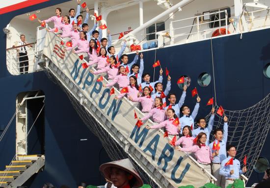 Tàu thanh niên Đông Nam Á đến Thành phố Hồ Chí Minh ảnh 2